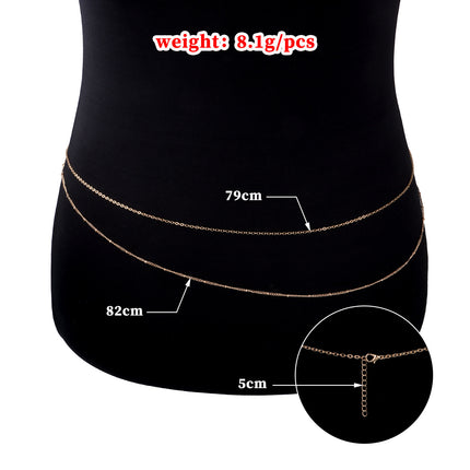 Beach Body Chain Sexy Waist Chain Belly Chain