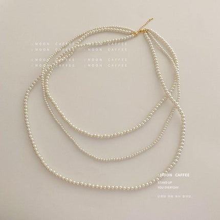 Luxury Pearl Beads extra Long Party Necklace - FASHION SHEGOODS LLC