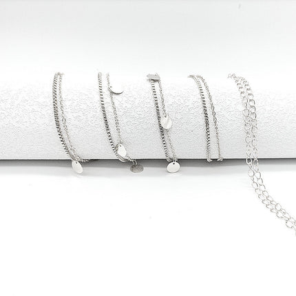 Disc Bead Chain Waist Chain for Women Body Jewelry