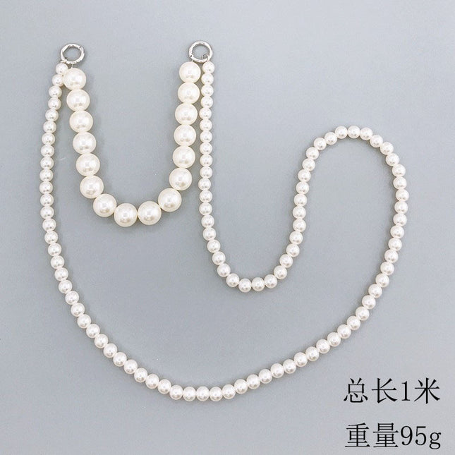 Phone Lanyard Long Crossbody Necklace Chain Pearl Straps Keychain