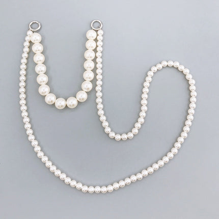 Phone Lanyard Long Crossbody Necklace Chain Pearl Straps Keychain