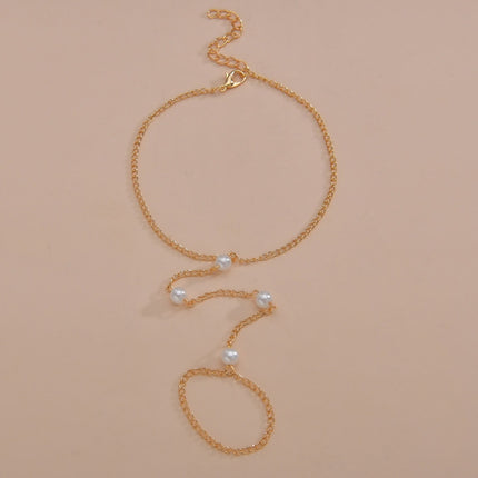 Summer Beach Style Alloy Mittens Anklet Jewelry
