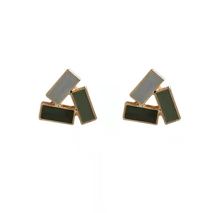 Geometric Triangle Earrings - FASHION SHEGOODS LLC