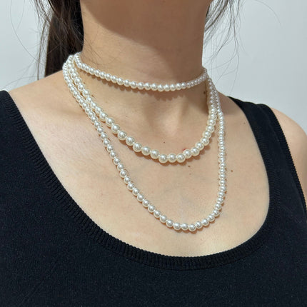 Imitation Layer Pearl Necklace for Women - FASHION SHEGOODS LLC