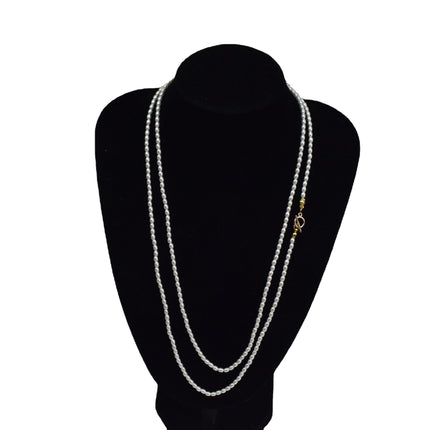 Multi-layer Imitation Long Pearl Necklace - FASHION SHEGOODS LLC