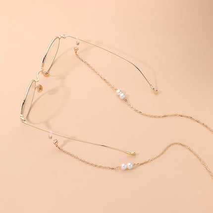 Pearl Eyeglass Chain Beaded Sunglasses Neck Holder