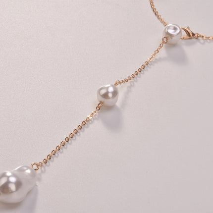 Tassel Pearl Pendant Necklace