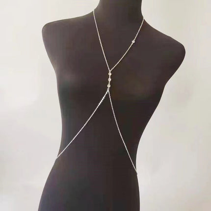 Sexy Rhinestone Belly Body Chain Fashion Body Chain