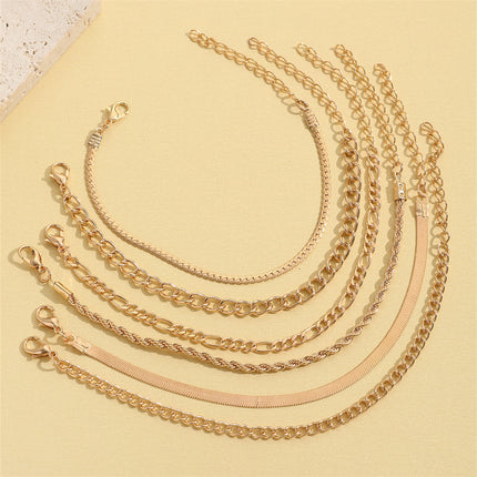 Custom Flat Snake Cuban Chain Fashion Jewelry Bracelet