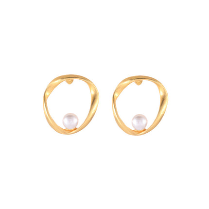 Circle Geometric Round Earrings for Women