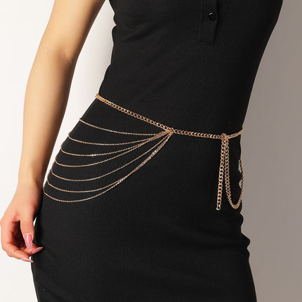 Vintage Sexy Waist Belly Belt Chain Women