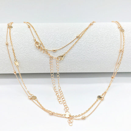 Hip Hop Metallic Sequin Silver Belly Waist Chain