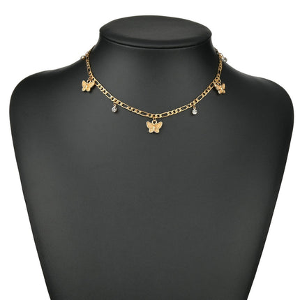 Butterfly Charm Chain Necklace