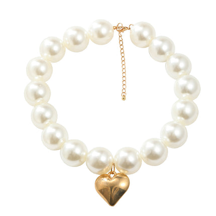 Exaggerated Large Beads Fashion Short Necklaces