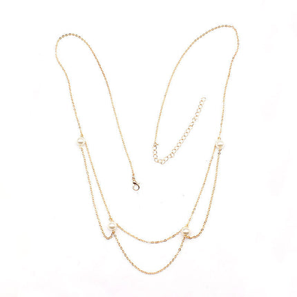 Bohemian Pearl Layer Body Chain