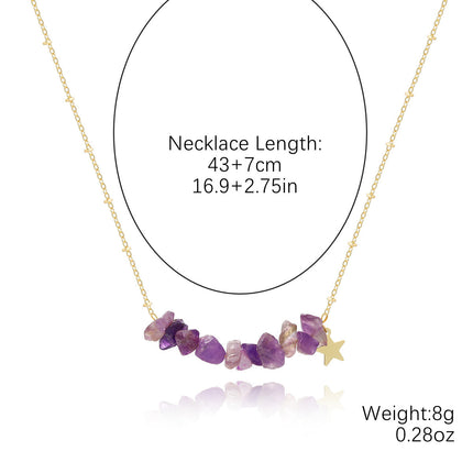 Natural Stone Bead Necklace