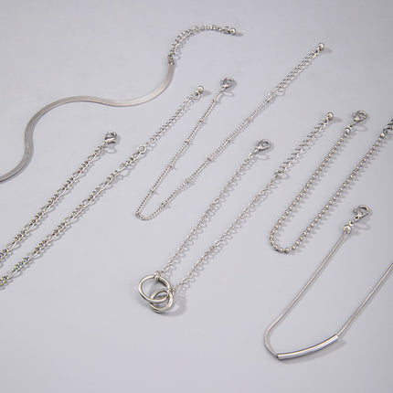 Double Layer Chain Anklet Bracelet for Women