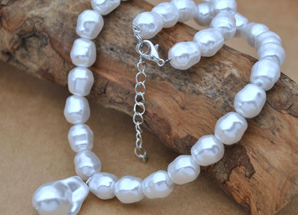 Baroque Pearl Necklace Women's Neck Choker Collarbone Chain Accessories