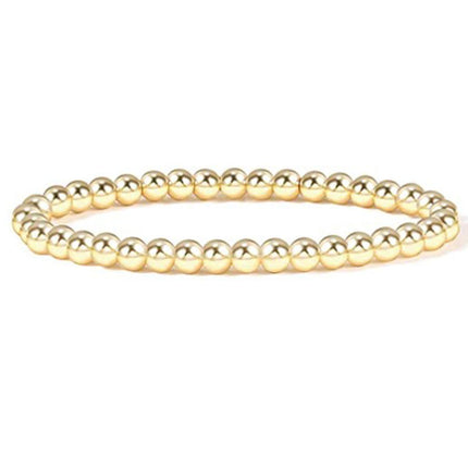 Beaded Layered Cuban Link Bracelet Set