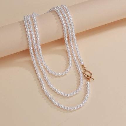 Vintage Women Baroque Pearl Necklace