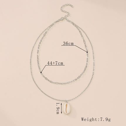 Layered Shell Necklace for Women