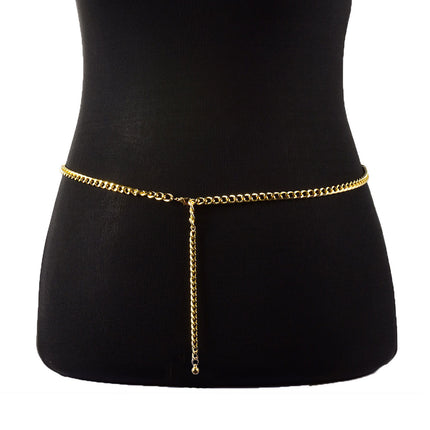 Punk Exaggerated Metal Chain Body Chains
