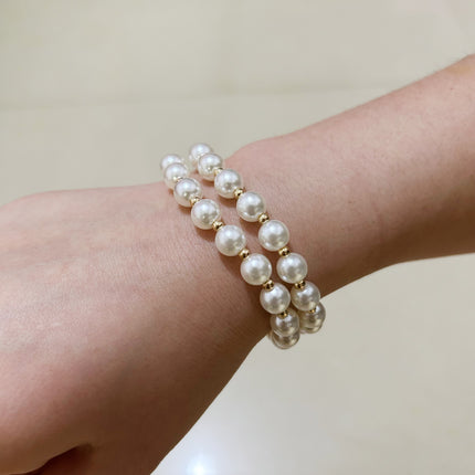 Imitation Pearl Pendant Necklace Bracelet - FASHION SHEGOODS LLC