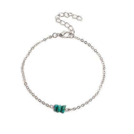 Nature Stone Charm Handmade Bracelet