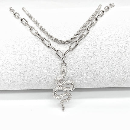 Bohemian Layered Snake Anklet Summer Beach Anklets