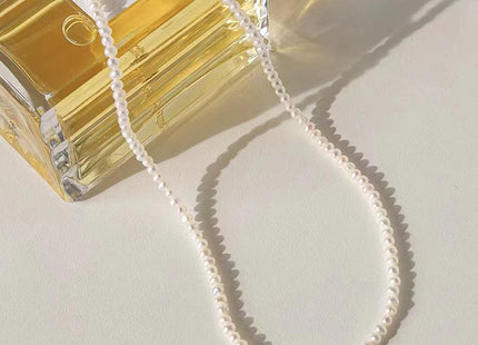 Simple Pearl Chain Choker Necklace for Women