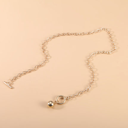 Round Beads Ball Pendent Necklace - FASHION SHEGOODS LLC