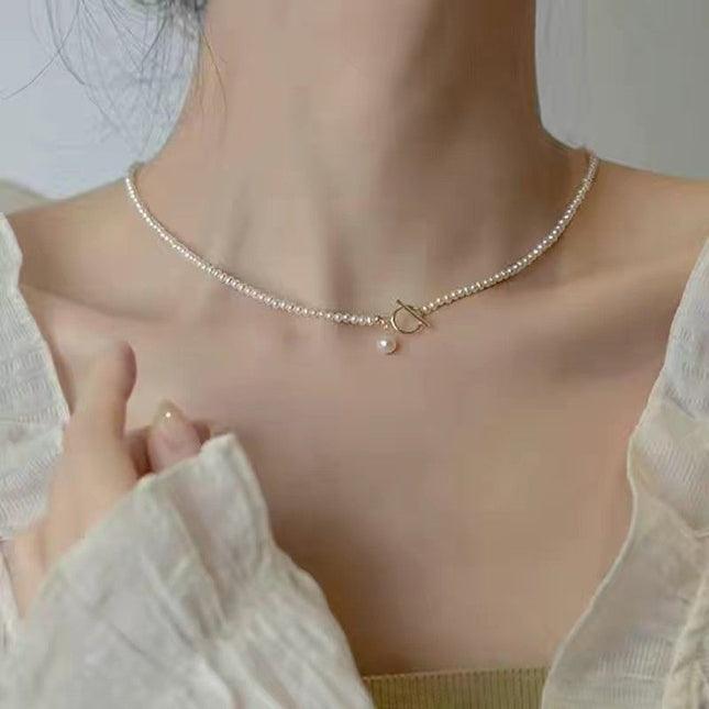 Imitation Pearl Beaded Necklaces Glass Beads - FASHION SHEGOODS LLC