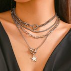 Imitation Rhodium Color / Necklace