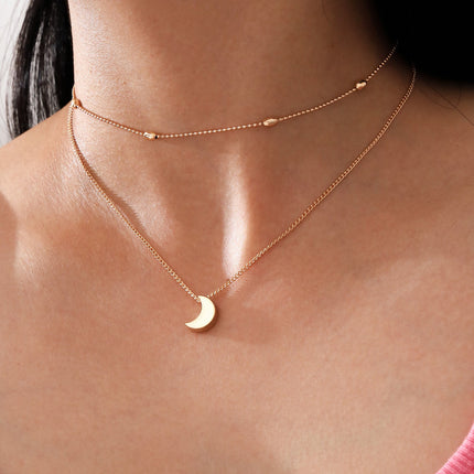 Moon Necklace Pendant Necklace Jewelry - FASHION SHEGOODS LLC