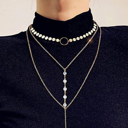 Round Stone Pendant Necklace