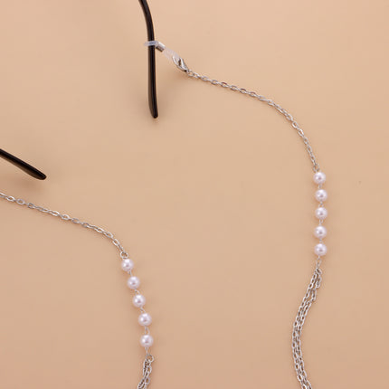 Pearl Beaded Sunglasses Chain Glasses Holder