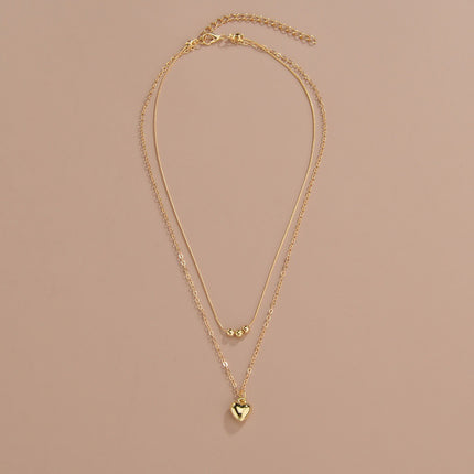 Heart Double Layer Necklace