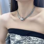Imitation Rhodium Color Necklace