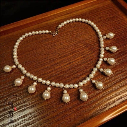 Tassel Pearl Necklaces Luxury Women Jewelry