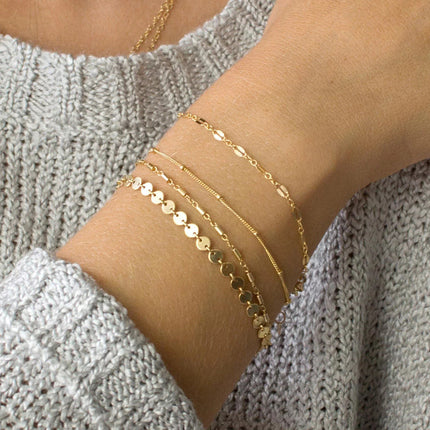 4 Pcs/Set Boho Multilayer Bracelets