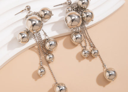 Elegant Ball Pearl Tassel Earrings for Women