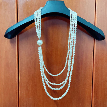 Multi Layer Pearl Women Design Wholesales Luxury Large Pearl Jewelry - FASHION SHEGOODS LLC