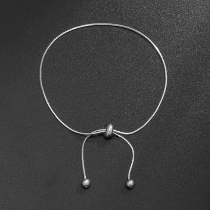 Long Snake Chain Necklace Choker Necklace