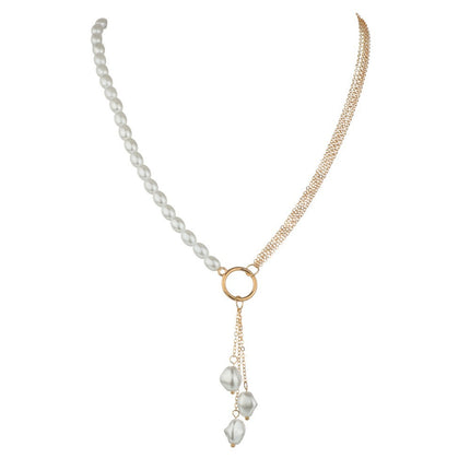 Baroque Irregular Pearl Pendant Necklace