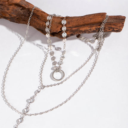 Long Y-shaped Multilayer Necklace Sexy Pendant Necklace - FASHION SHEGOODS LLC