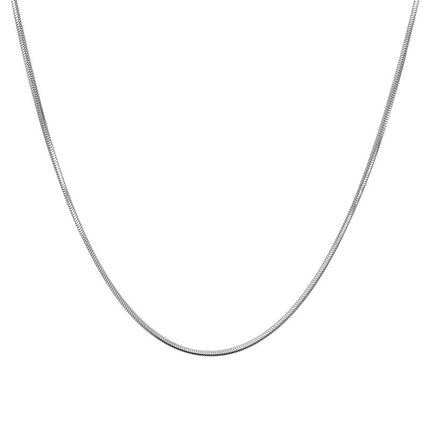 Blade Chain Plain Necklace Snake Bone Chain