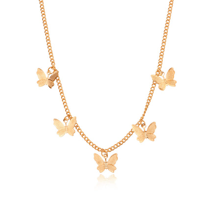 Vintage Multilayer Butterfly Necklaces for Women