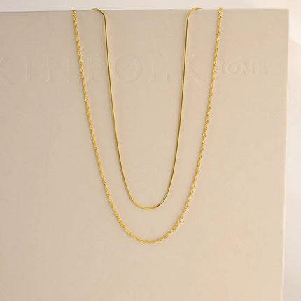 Snake Chain Choker Necklace for Women