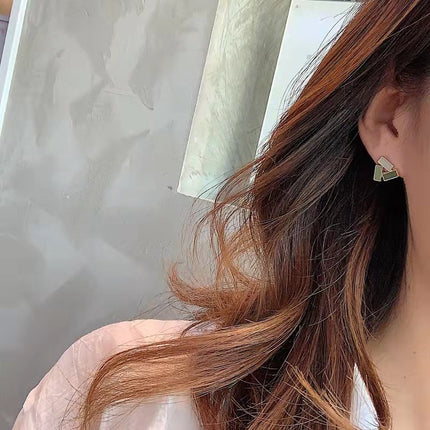 Geometric Triangle Earrings - FASHION SHEGOODS LLC