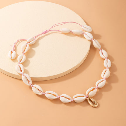 Vintage Seashell Coconut Necklace